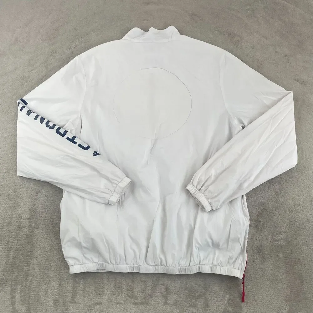 Billionaire Boys Club Men Blast Jacket‎ Men Large White Pullover Zip Pockets